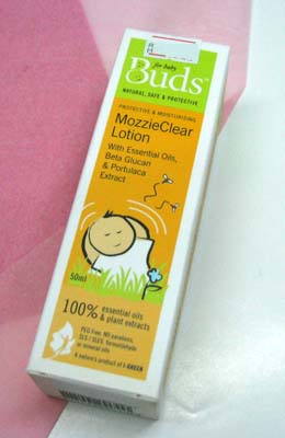Buds Mozzie Clear Lotion Buds baby cream